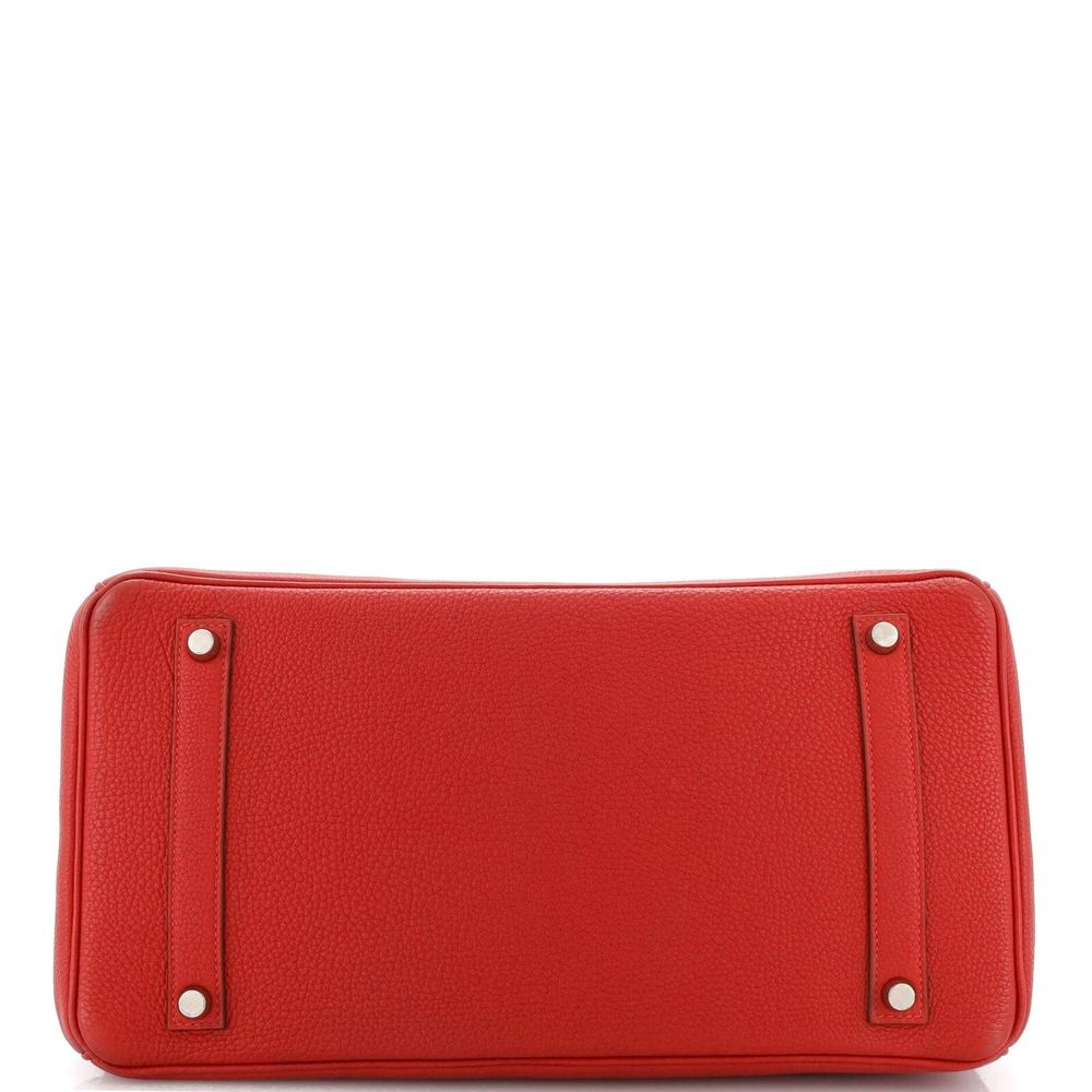 Hermes Birkin Handbag Rouge Vif Togo #78163H12B - Picture 4 of 13